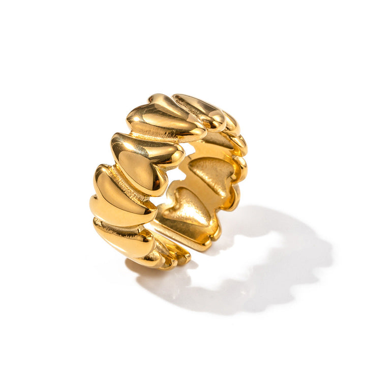 Bague cœurs infini