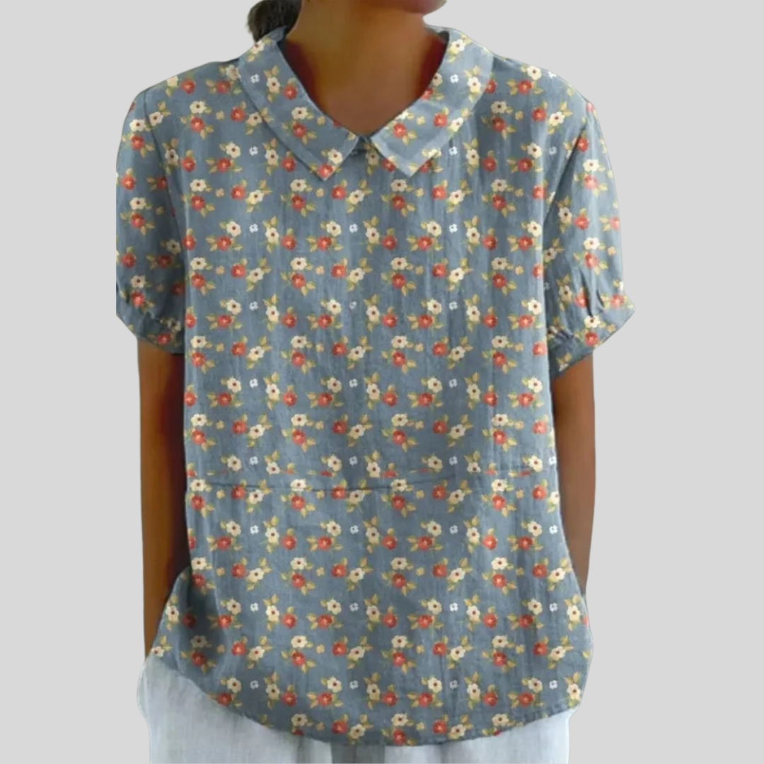 Top Floral Élégant