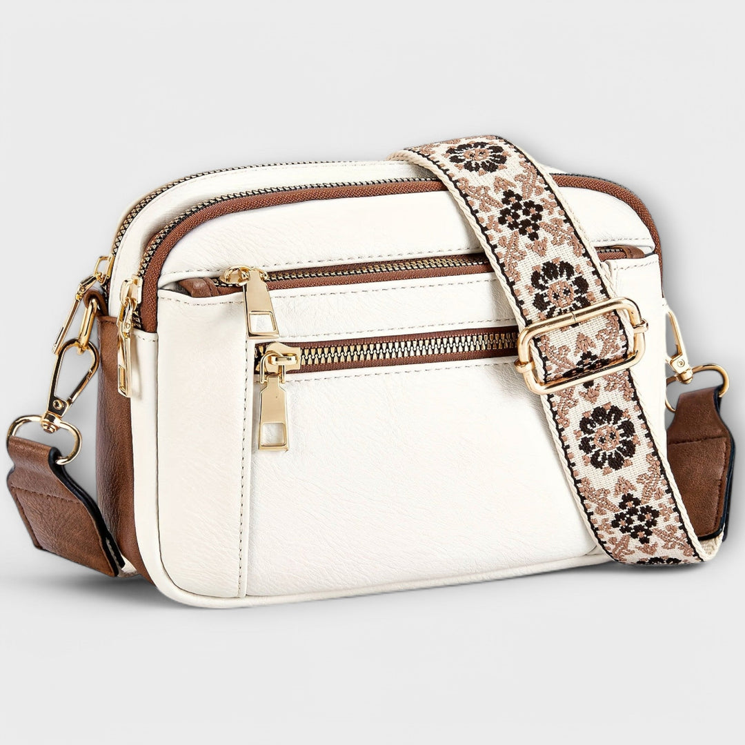 Sac à bandoulière en cuir végétalien