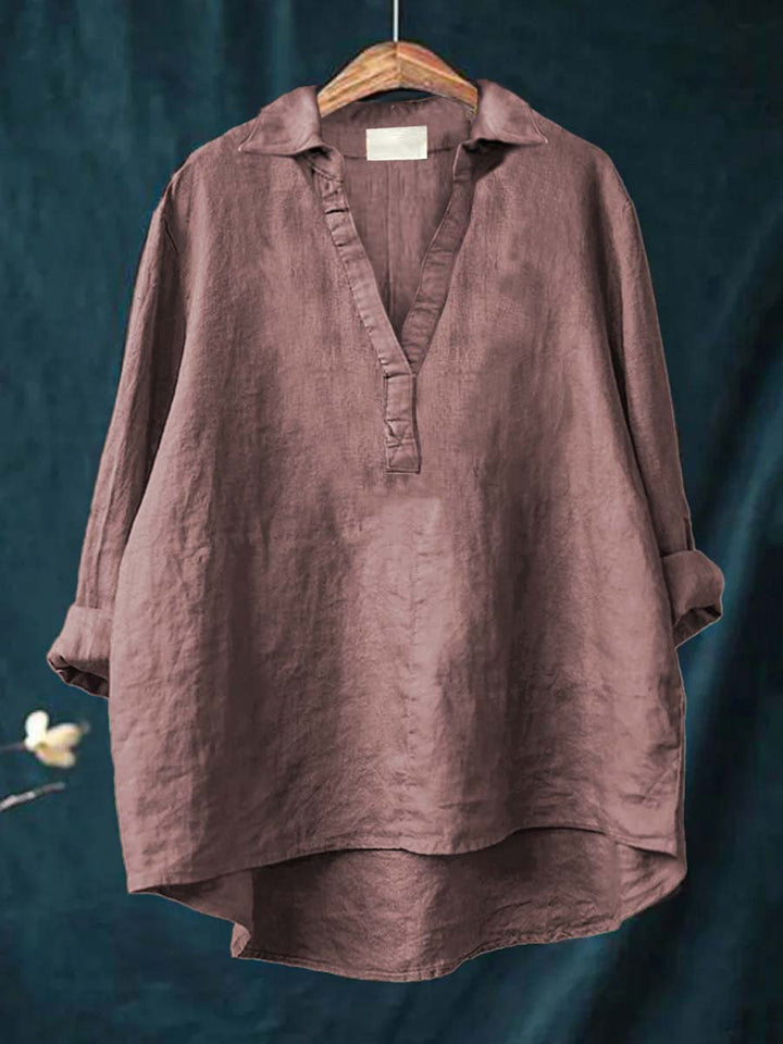 Andrea | Blouse estivale élégante en lin
