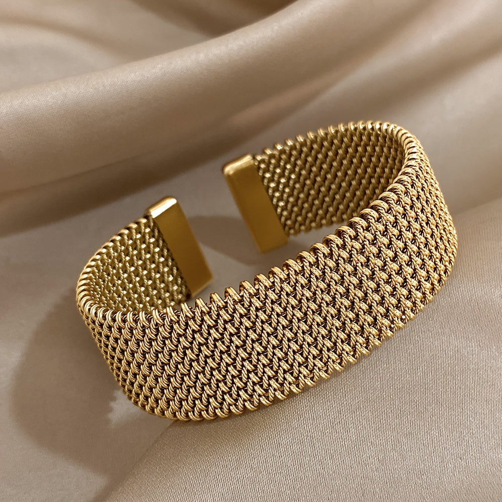 Bracelet en Acier Plaqué Or