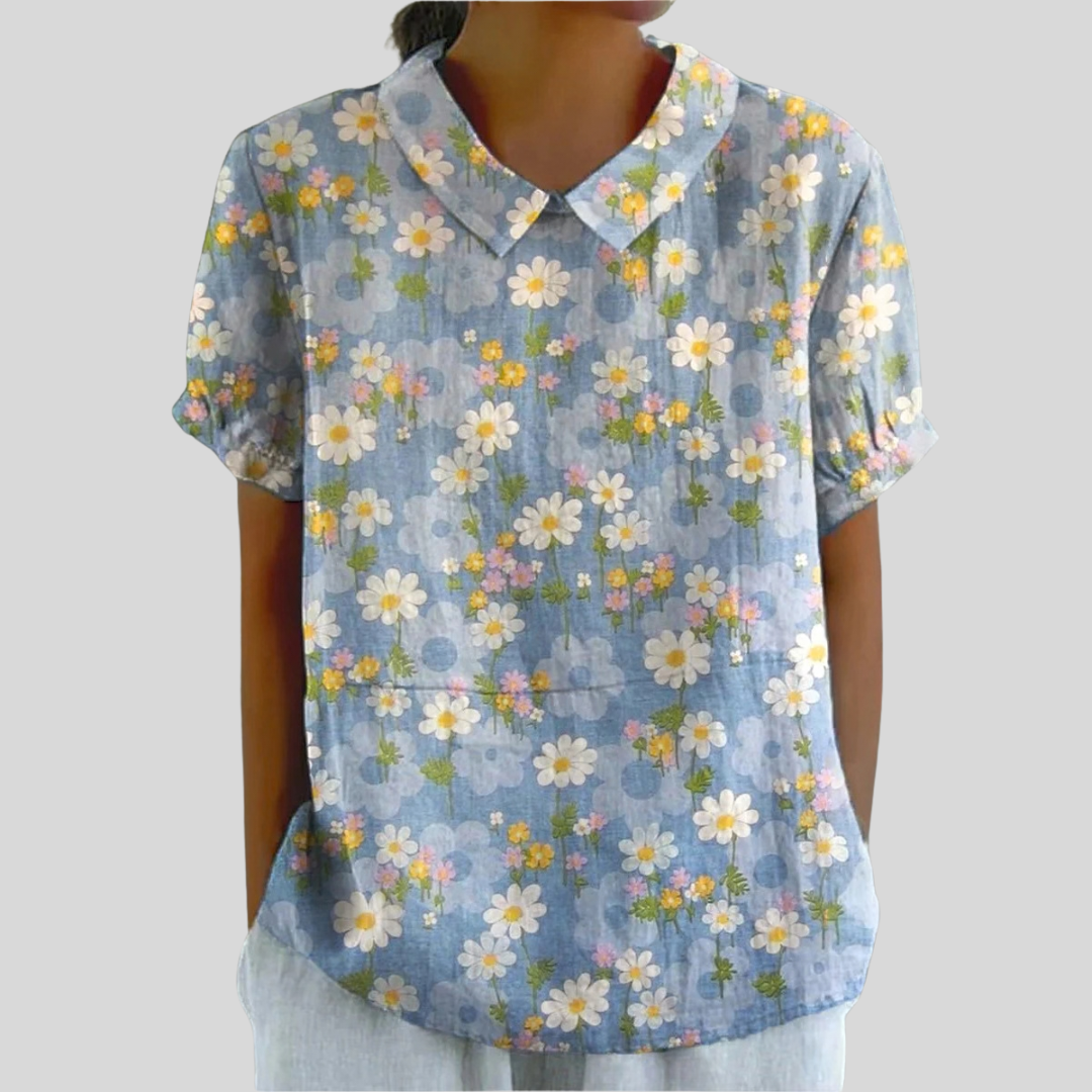 Top Floral Élégant