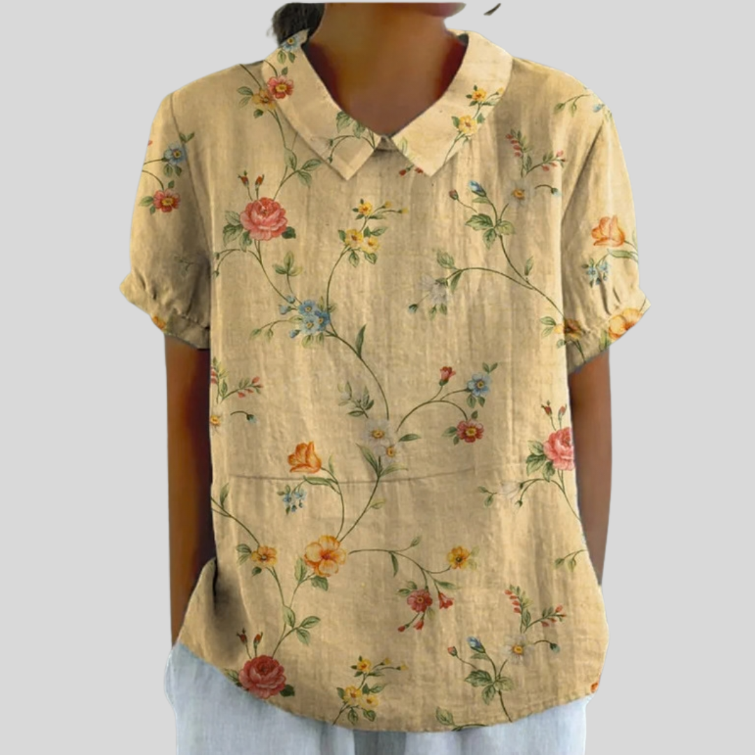 Top Floral Confortable Élégant