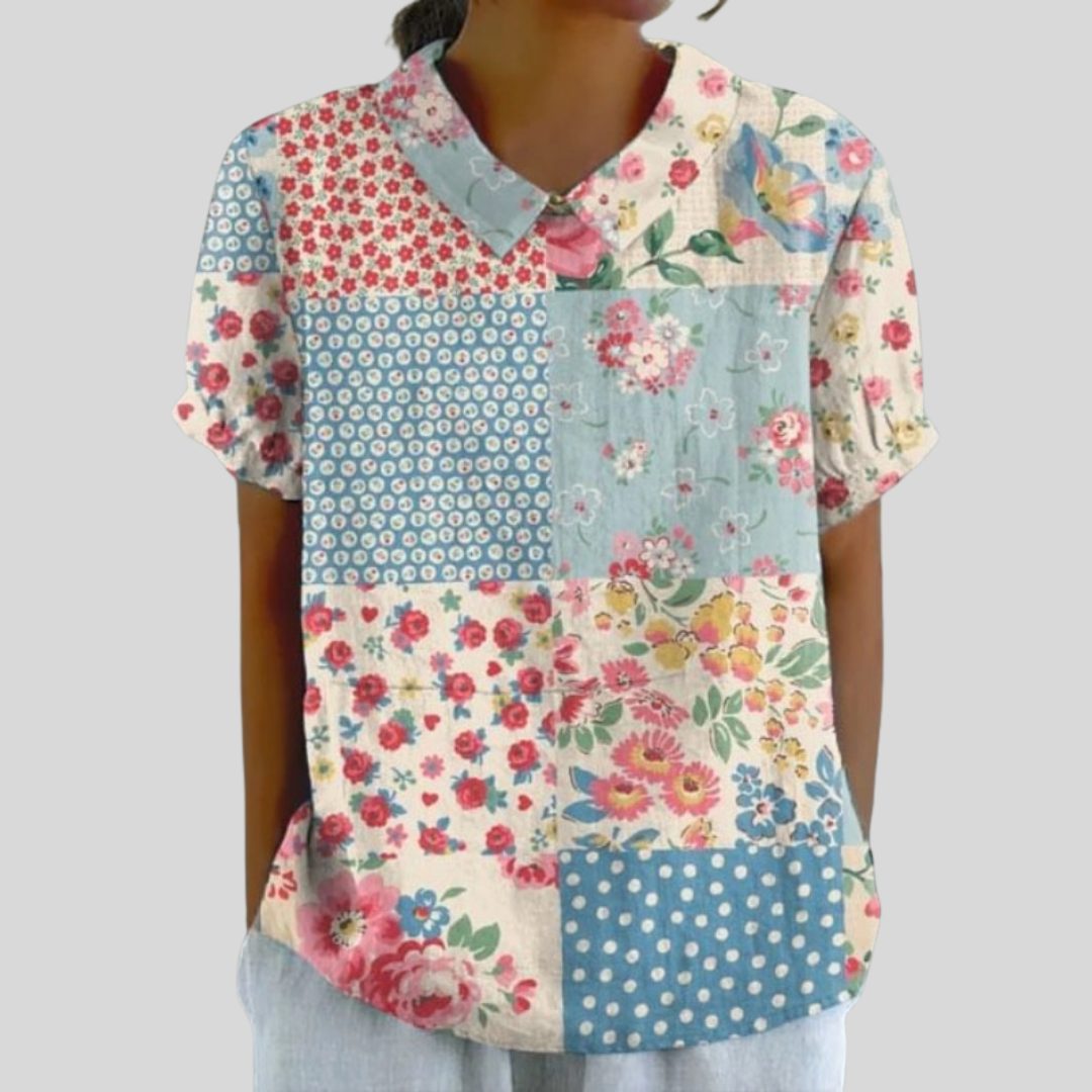 Top Floral Élégant
