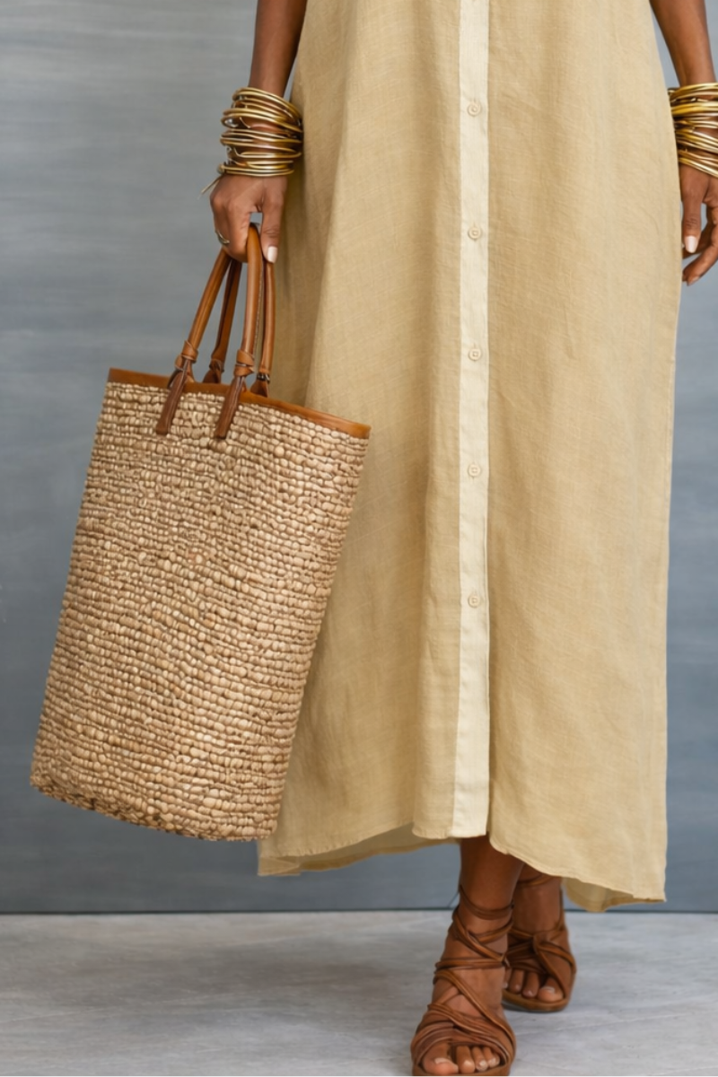 Manelle™ | Robe Maxi avec Ligne Minimaliste