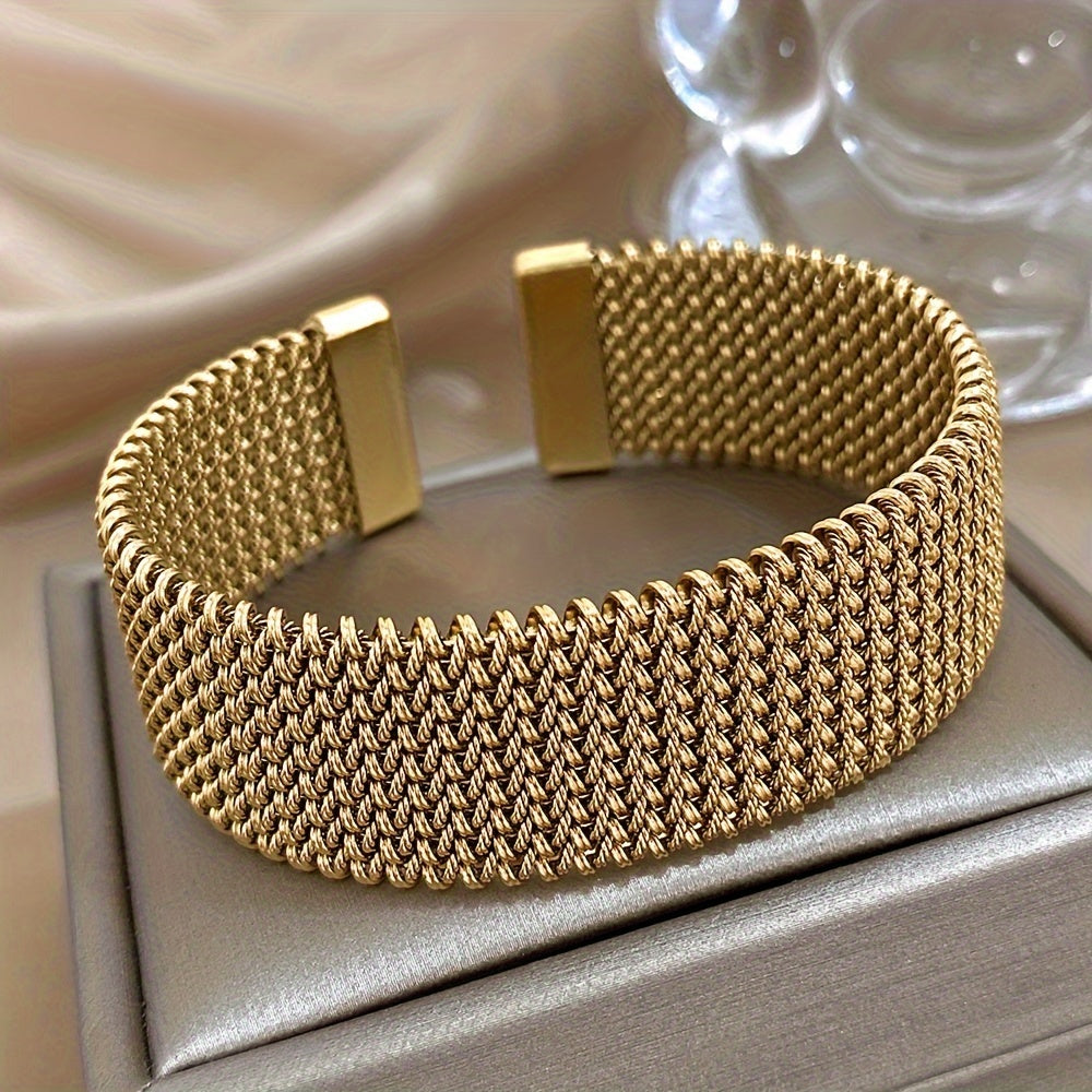 Bracelet en Acier Plaqué Or