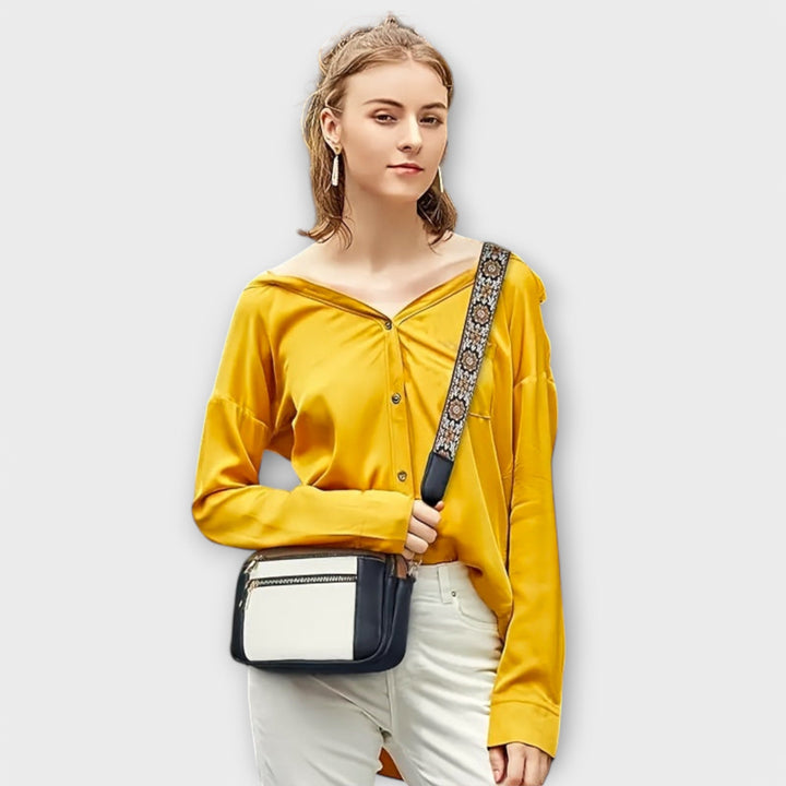 Sac à bandoulière en cuir végétalien