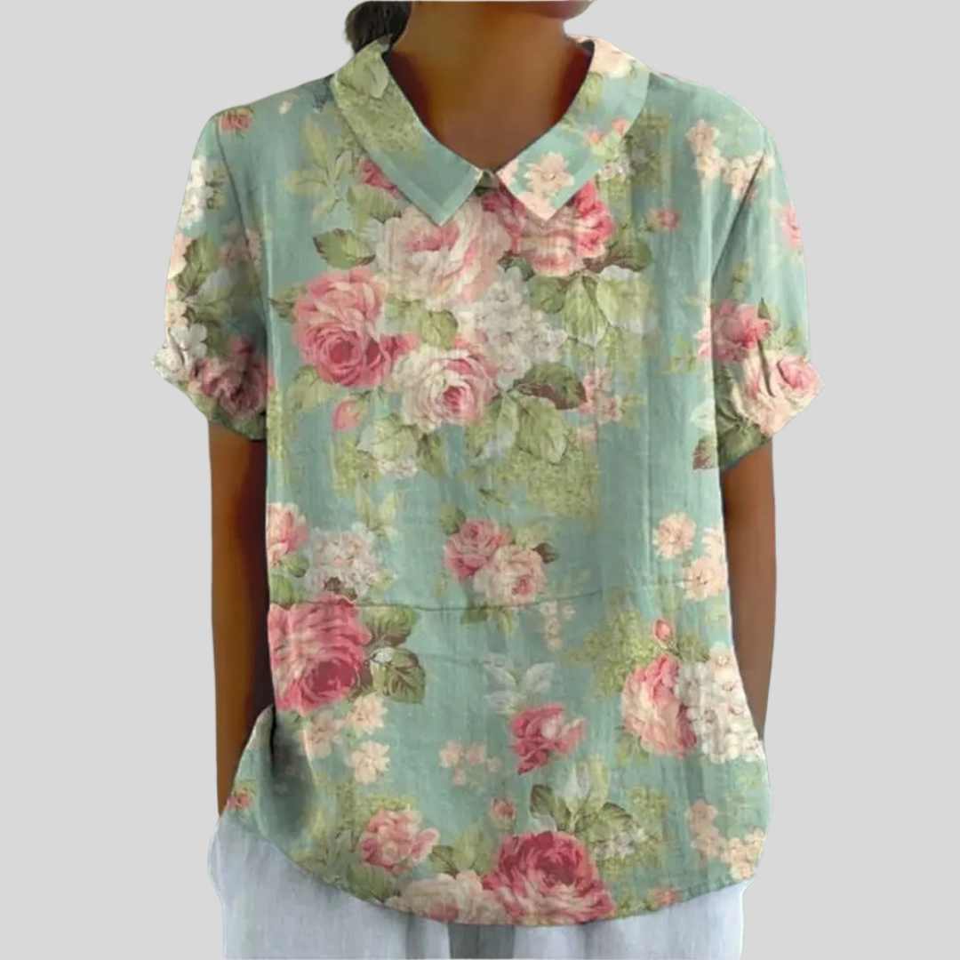 Top Floral Élégant