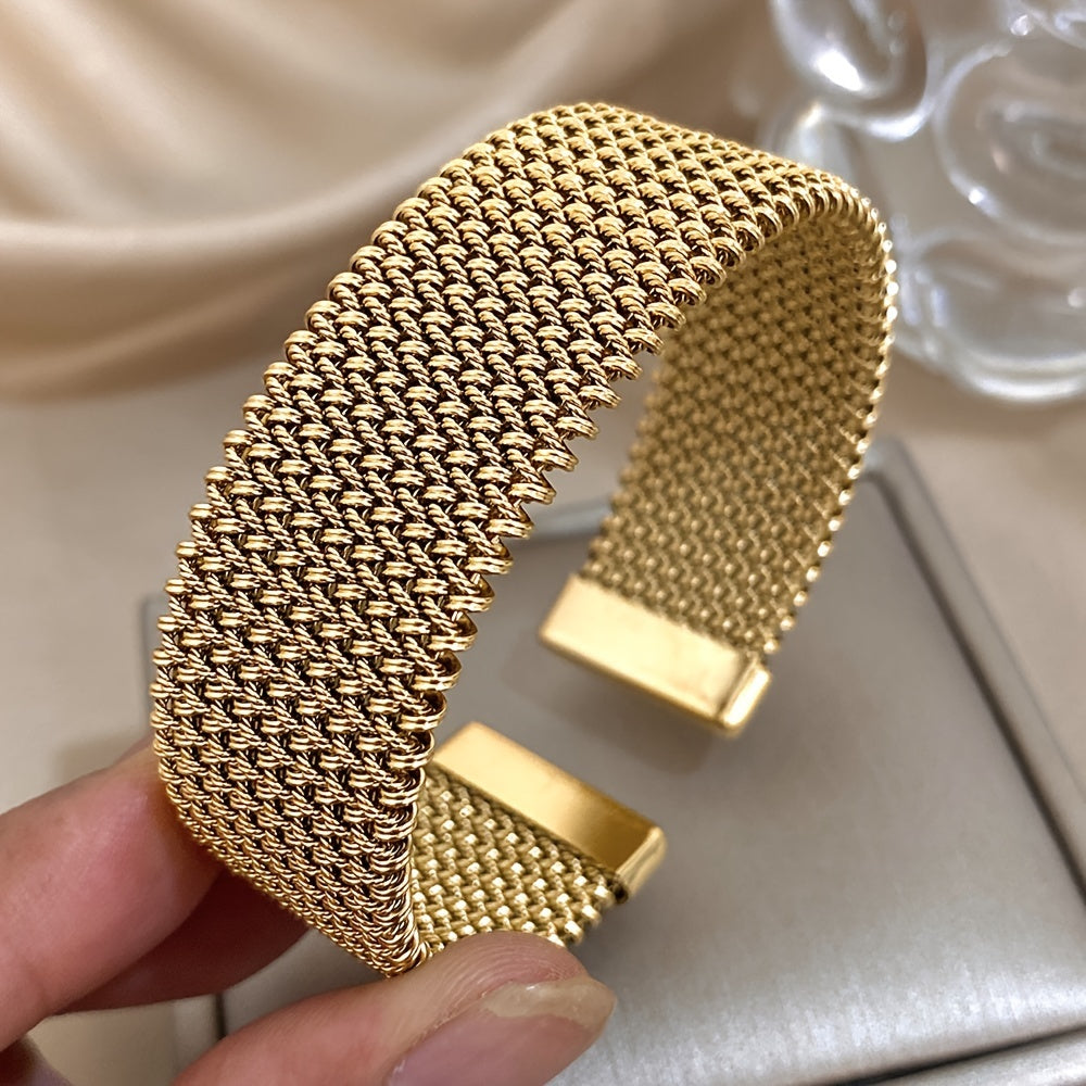 Bracelet en Acier Plaqué Or