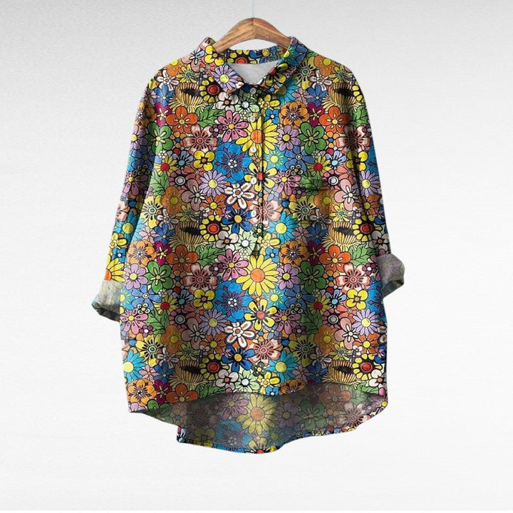 Noémie | Blouse estivale élégante en lin