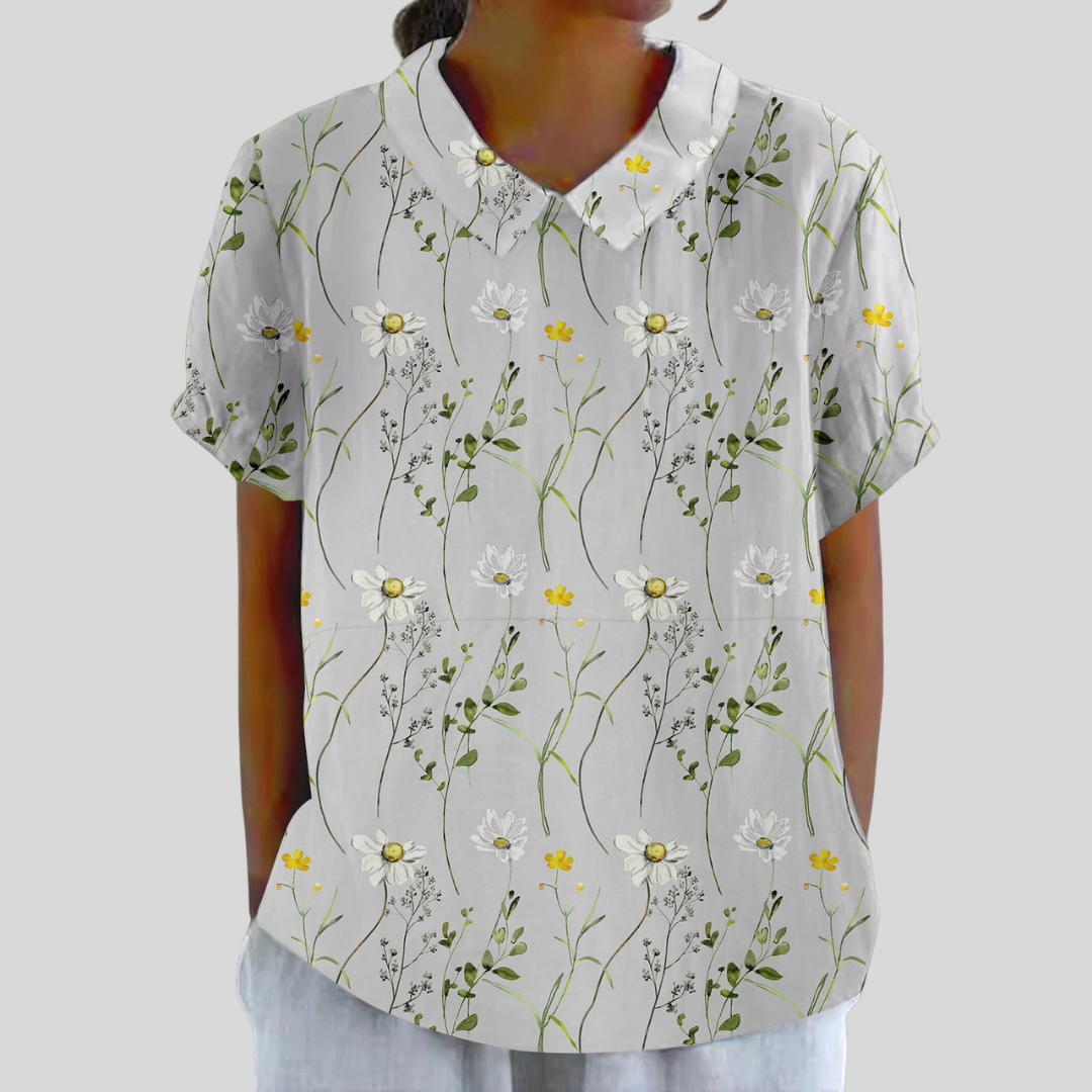 Top Floral Élégant
