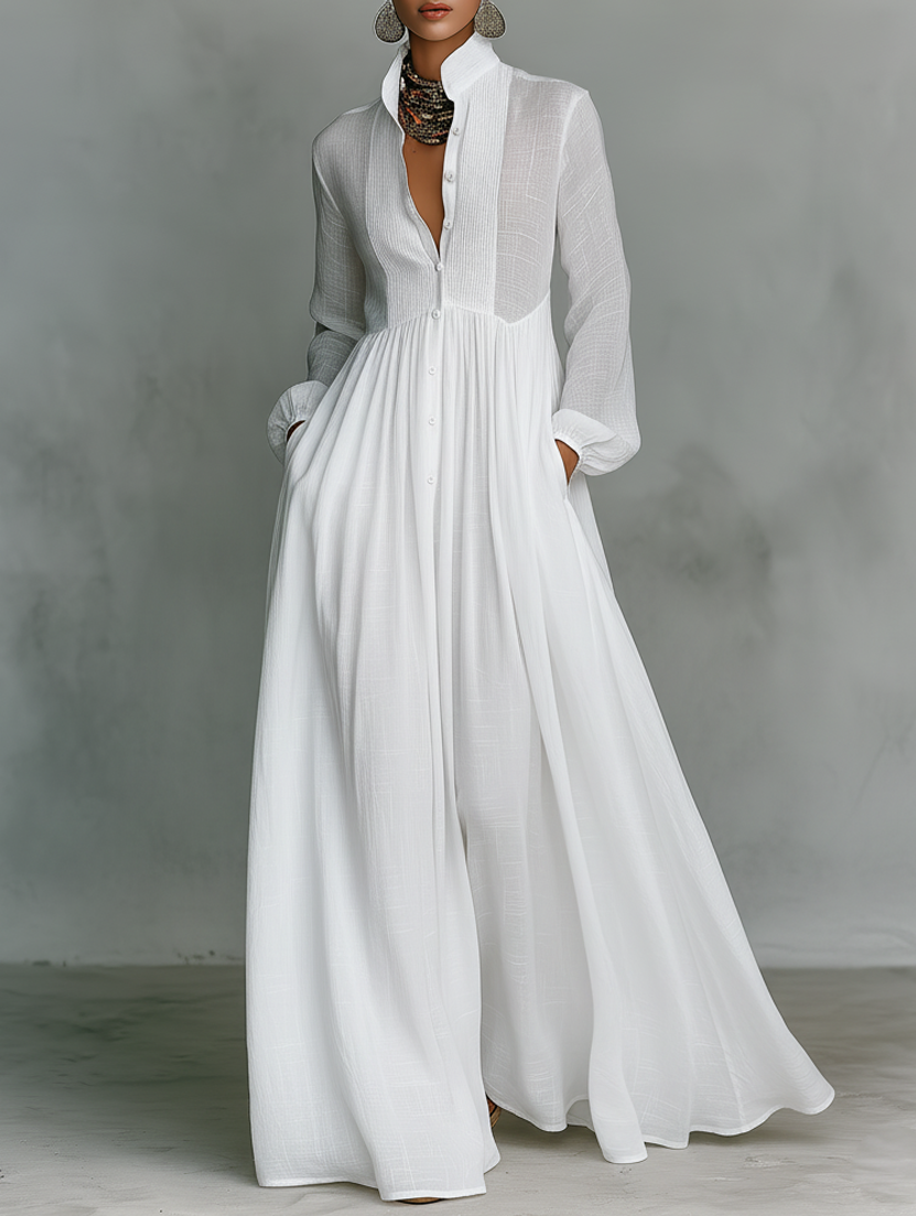 Veronica | Robe maxi minimaliste