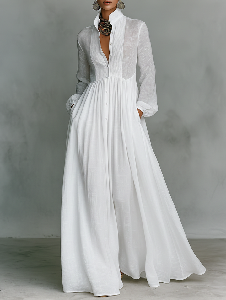 Veronica | Robe maxi minimaliste