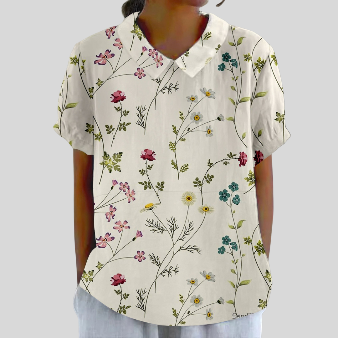 Top Floral Confortable Élégant