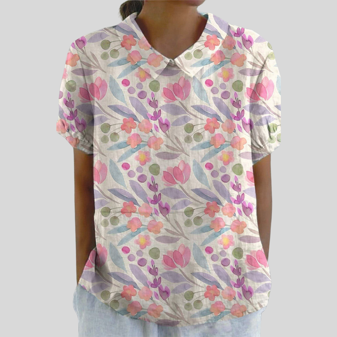 Top Élégant et Floral