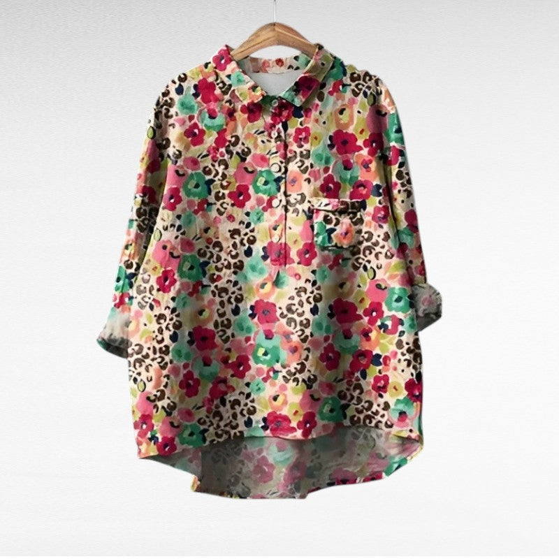 Noémie | Blouse estivale élégante en lin