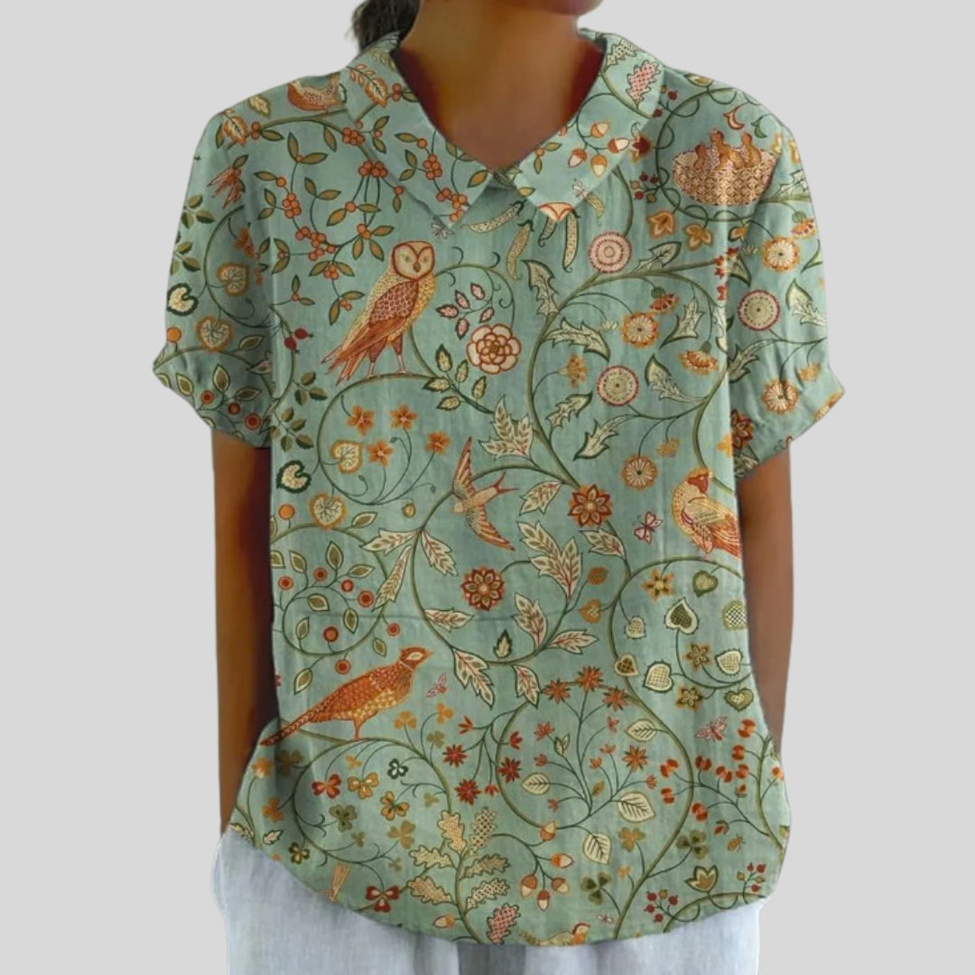 Top Floral Élégant