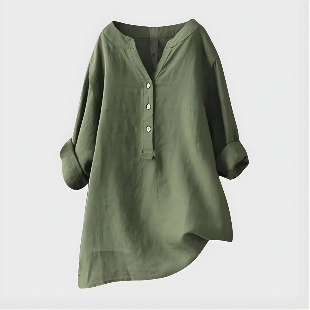 Veronica | Blouse élégante à col en V