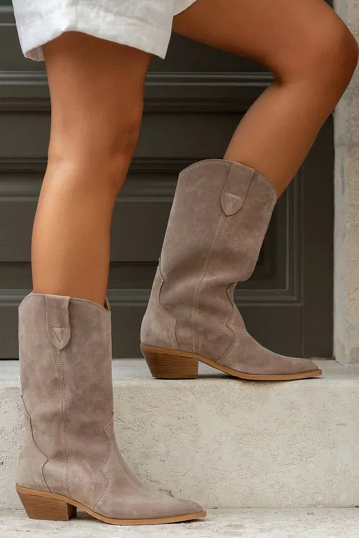 Bottes Élégantes à Bout Pointu