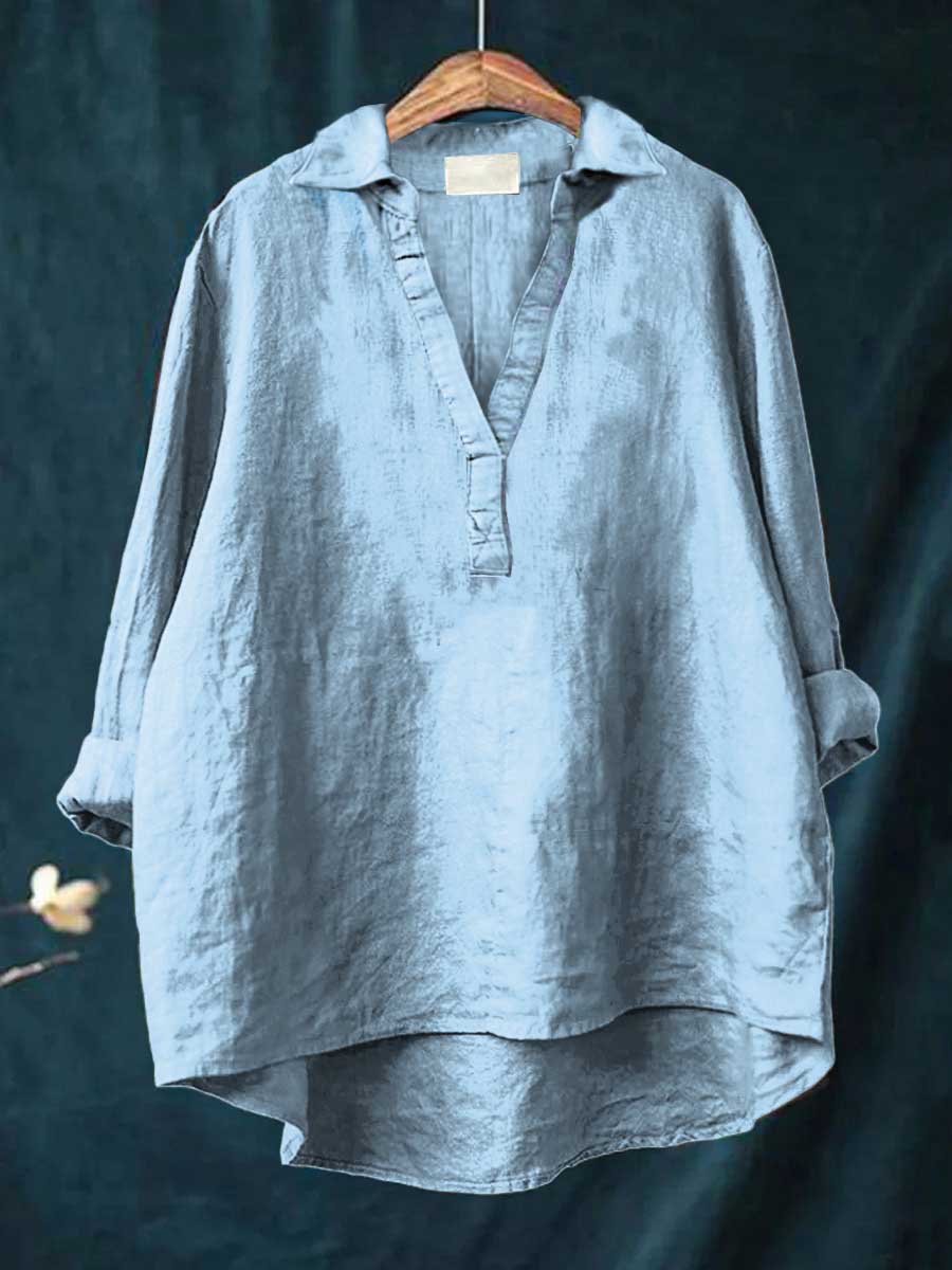 Andrea | Blouse estivale élégante en lin
