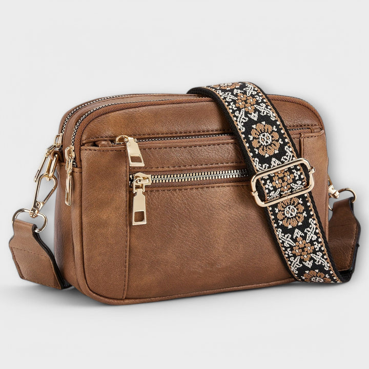 Sac à bandoulière en cuir végétalien