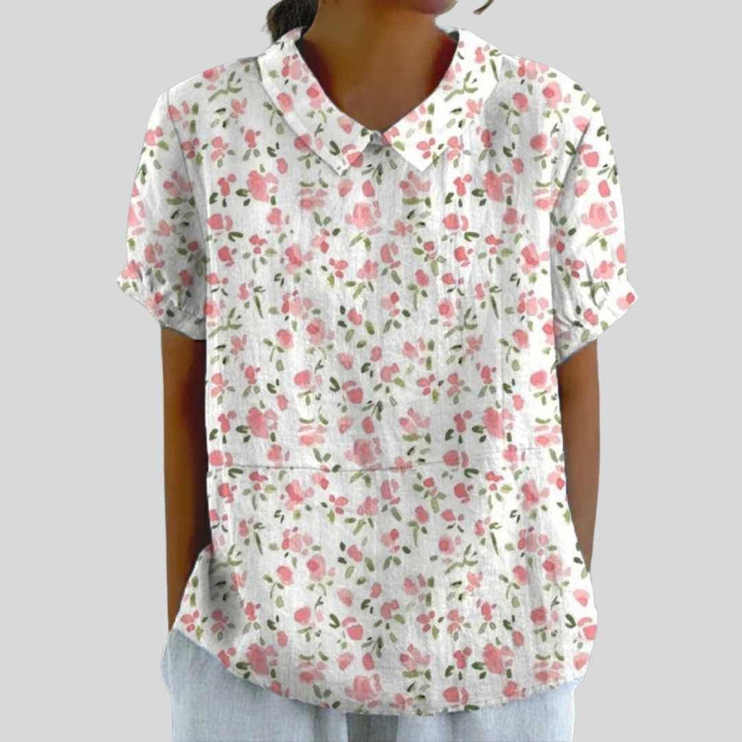 Top Floral Élégant