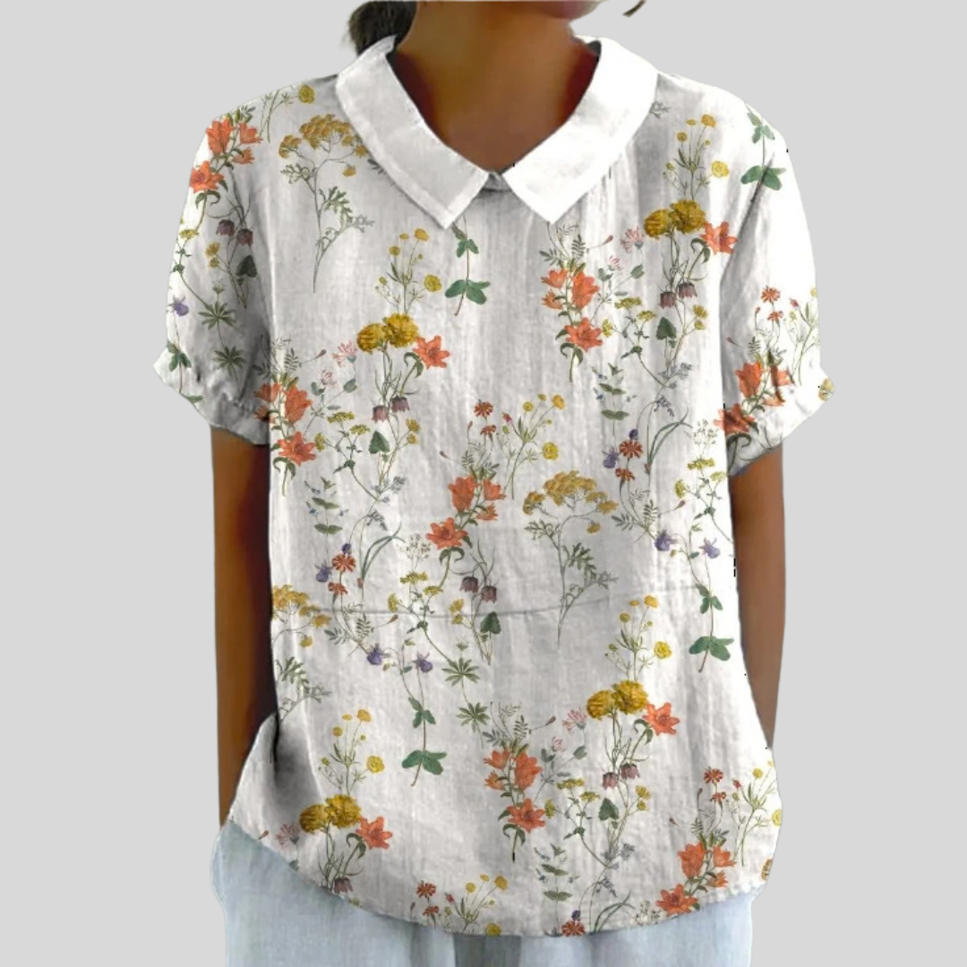 Top Floral Élégant