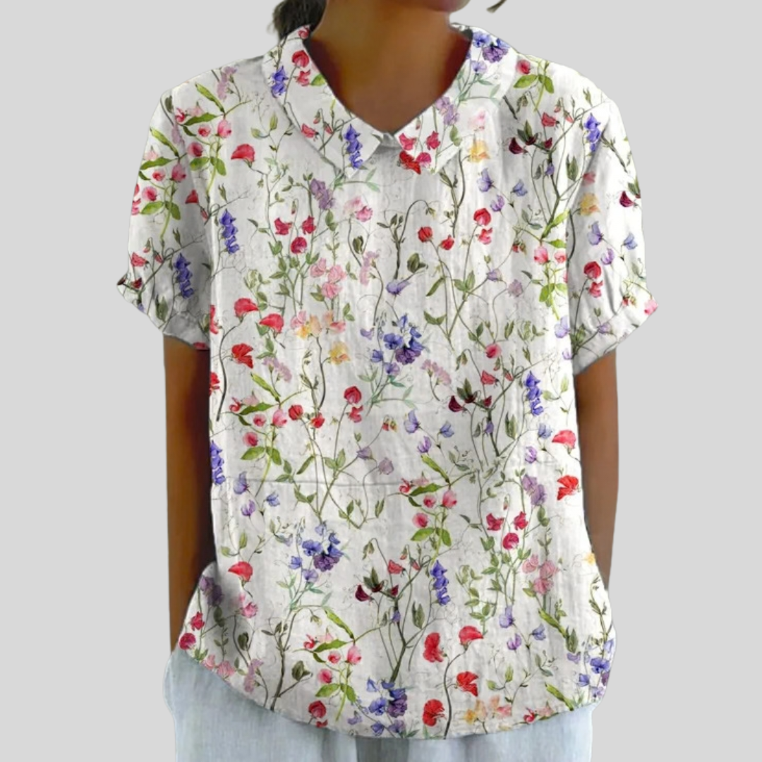 Top Floral Élégant