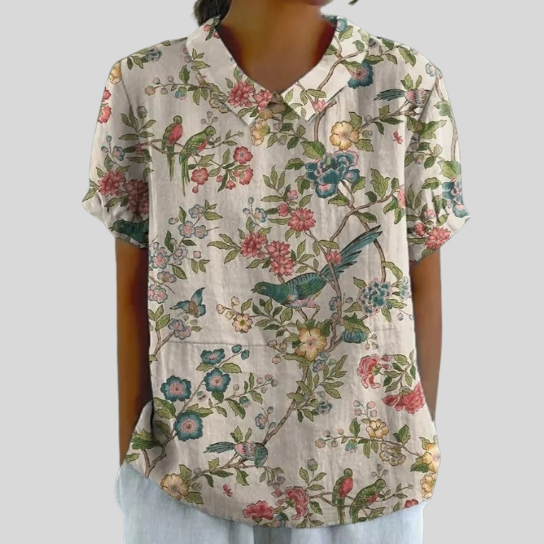Haut de Fleurs Confortable et Élégant