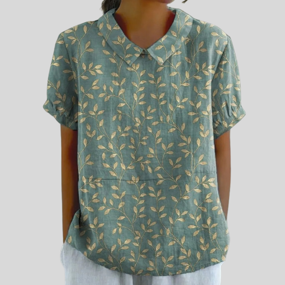 Haut Élégant Floral et Confortable