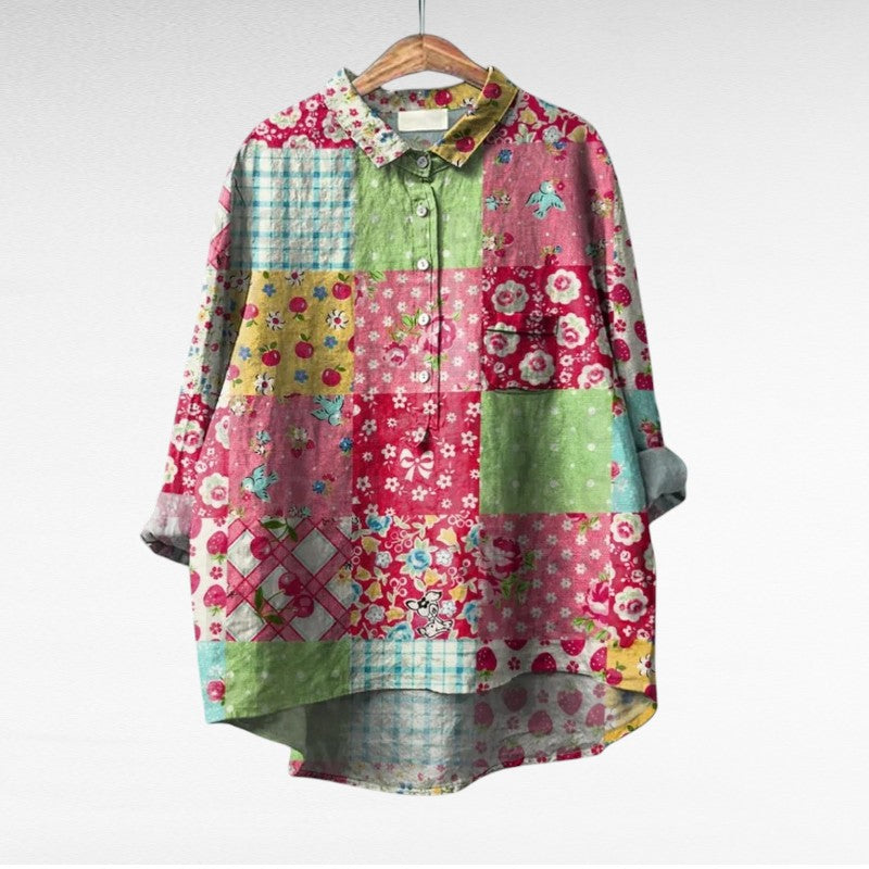 Thérèse | Blouse estivale élégante en lin