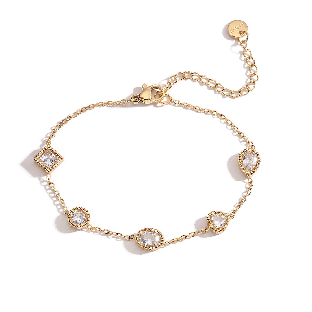 Bracelet élégant émeraude