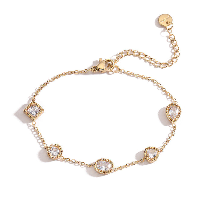 Bracelet élégant émeraude