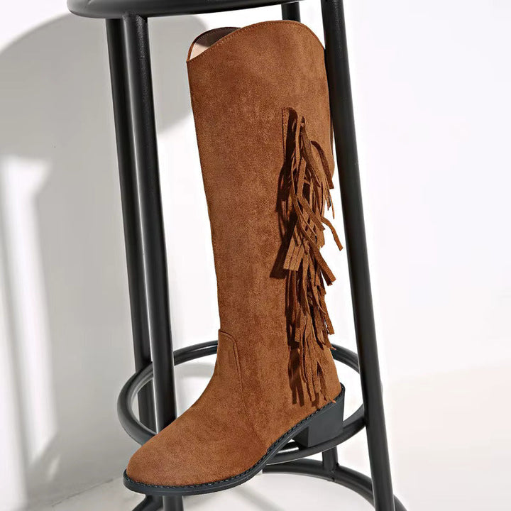 Bottes de Rue en Cuir Raffiné
