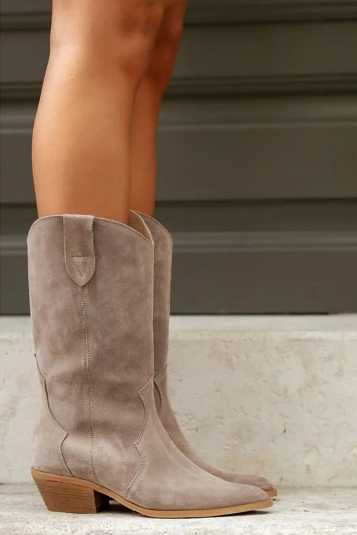 Bottes Élégantes à Bout Pointu