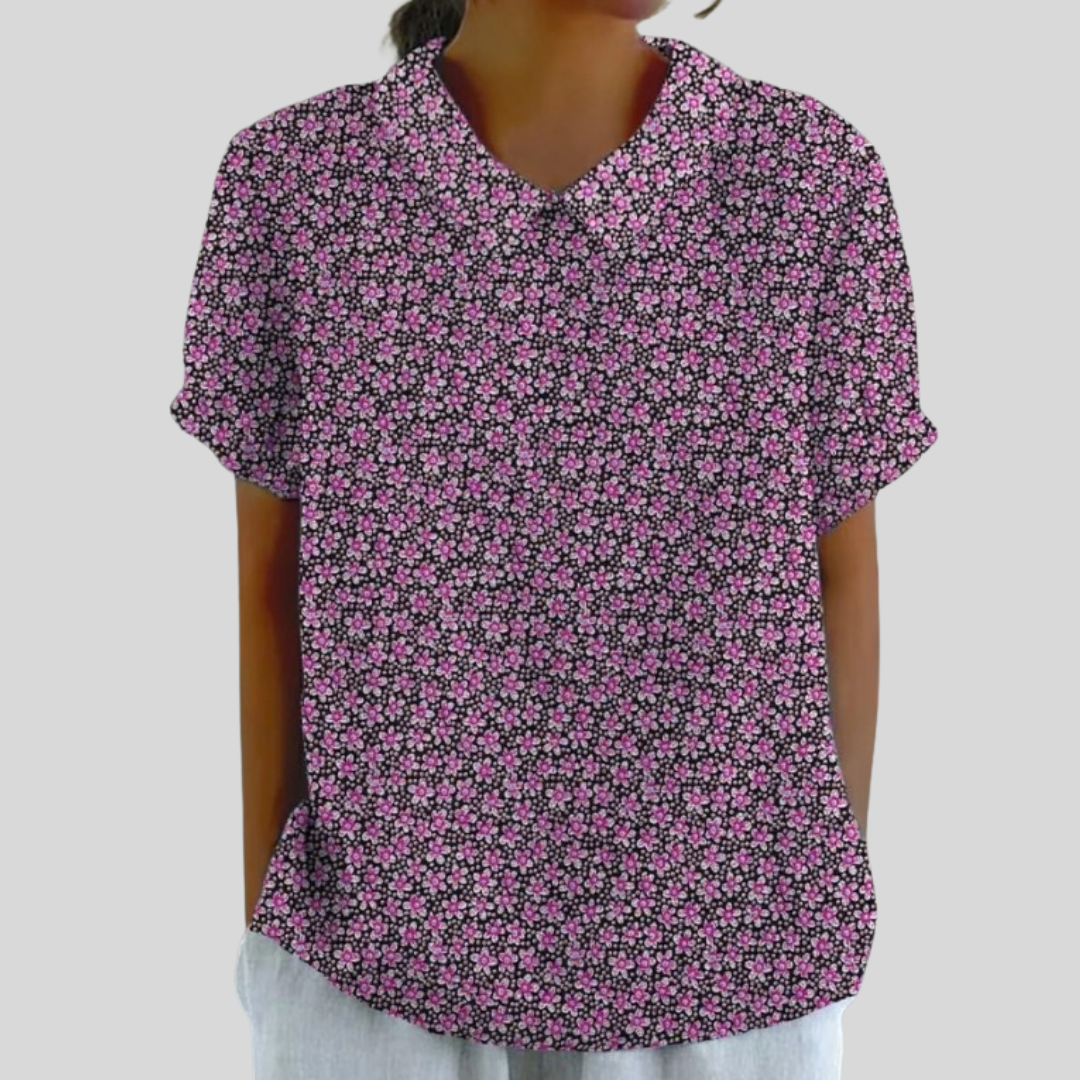 Top Élégant Floral