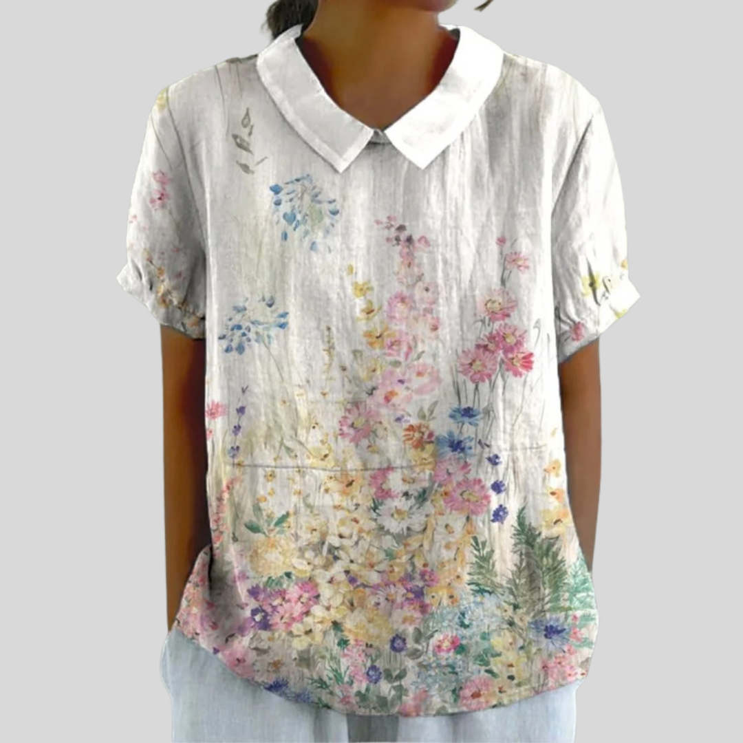 Top Floral Élégant