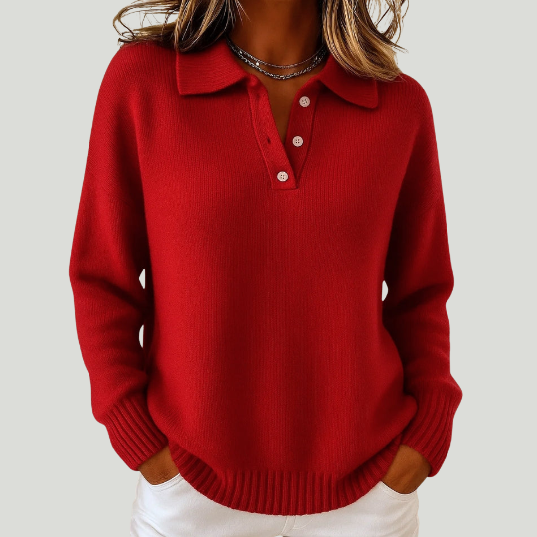 ATELIER-DURAND | PULL DOUX AVEC COL ET FERMETURE ZIP