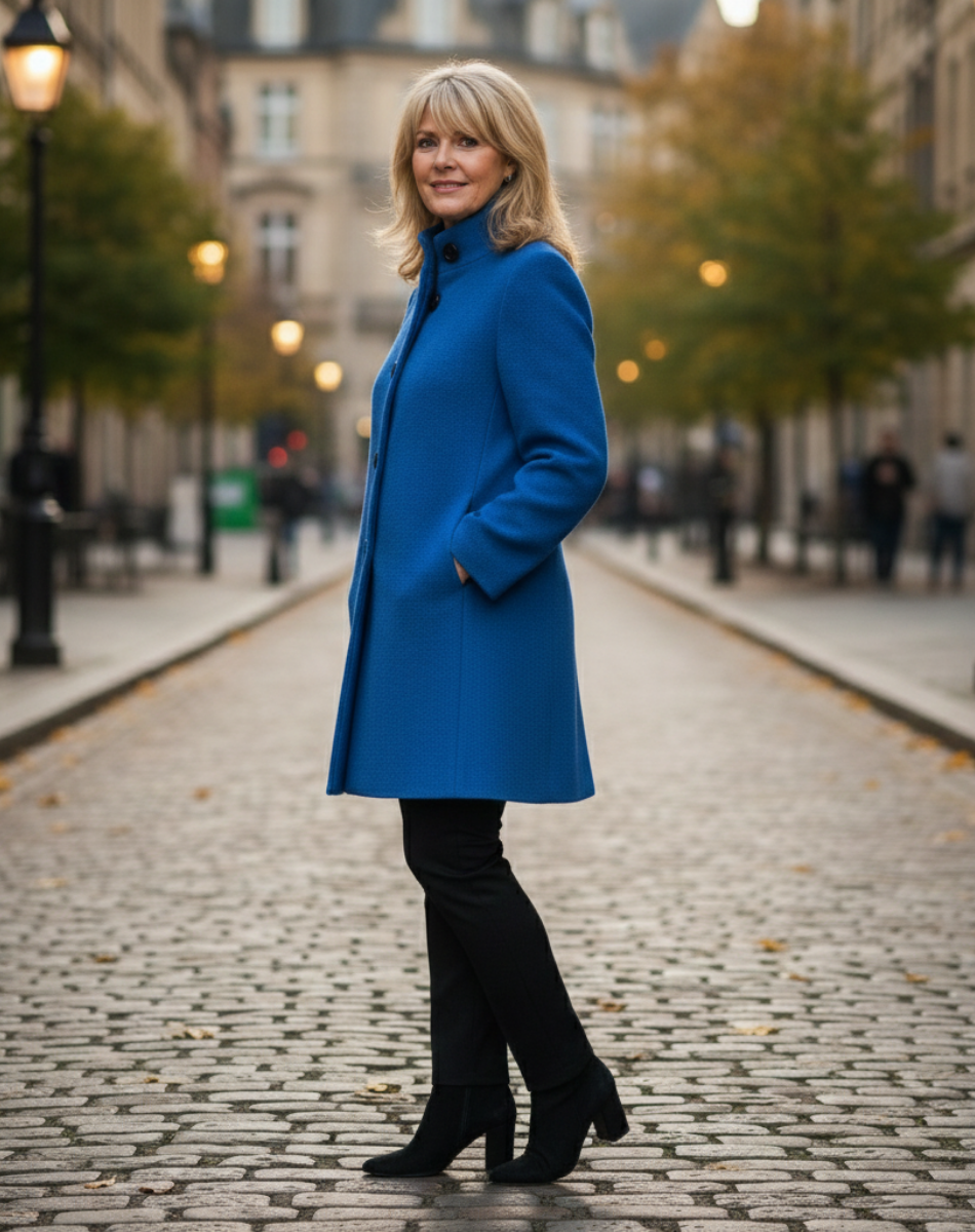Céleste | Manteau en Laine Classique pour Tous les Jours