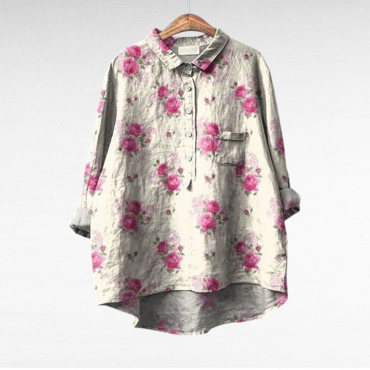 Claire | Blouse estivale élégante en lin