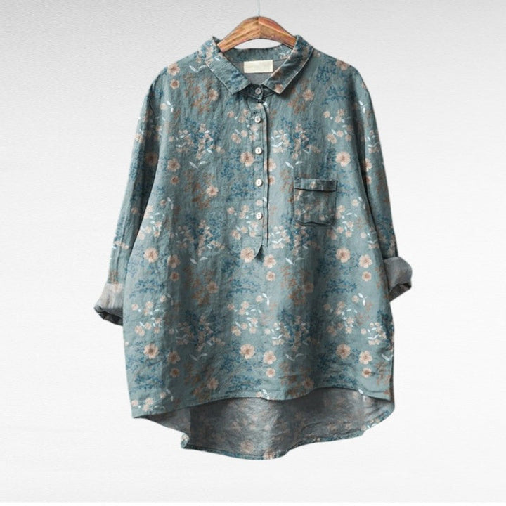 Claire | Blouse estivale élégante en lin