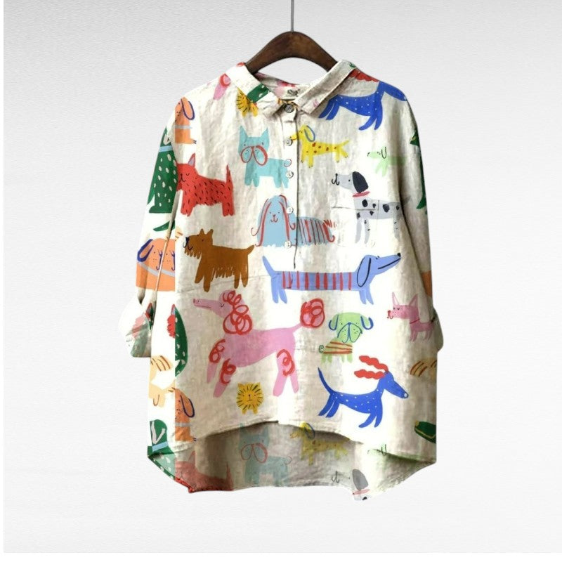Constance | Blouse estivale élégante en lin