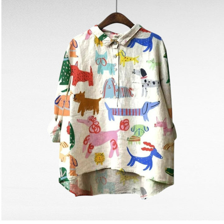 Constance | Blouse estivale élégante en lin