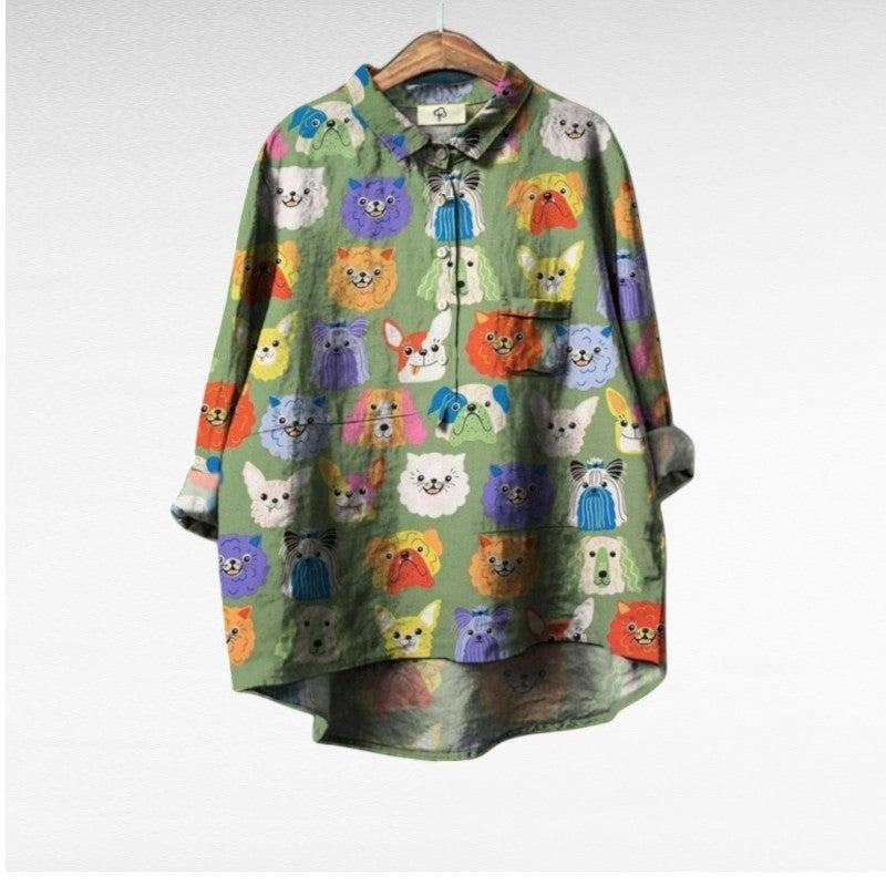 Constance | Blouse estivale élégante en lin