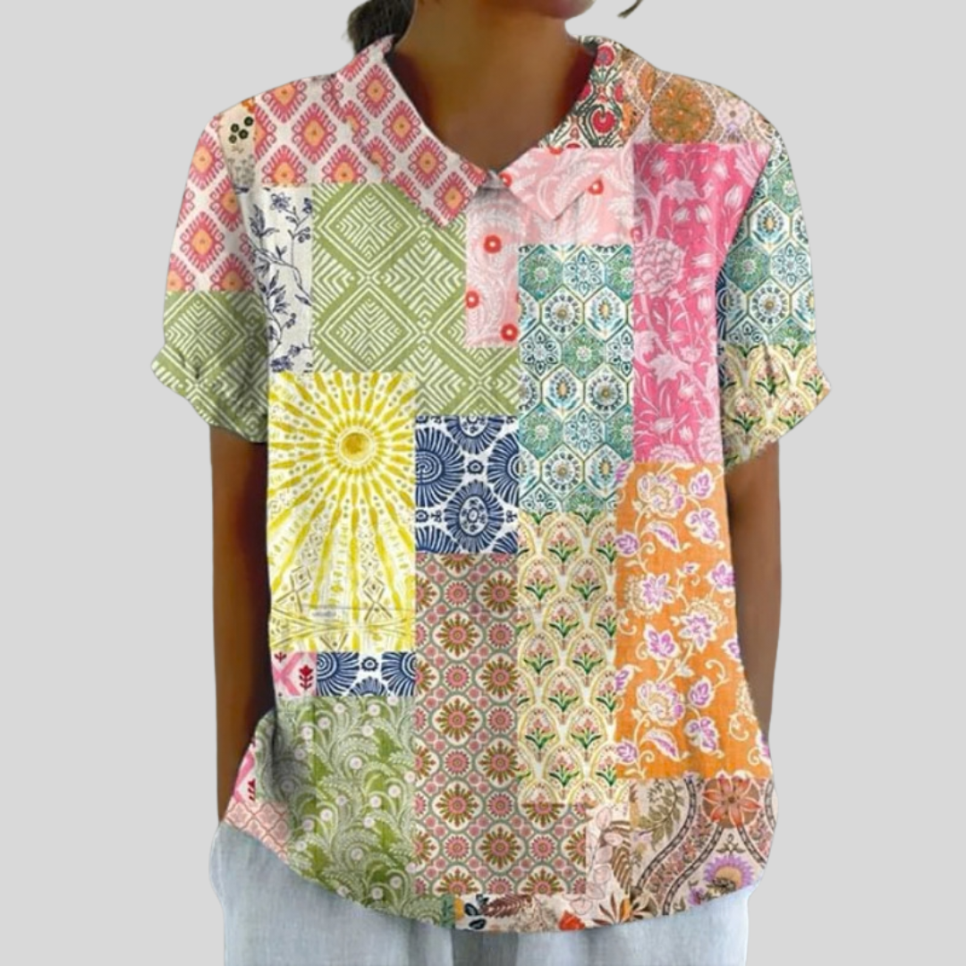 Top Floral Élégant