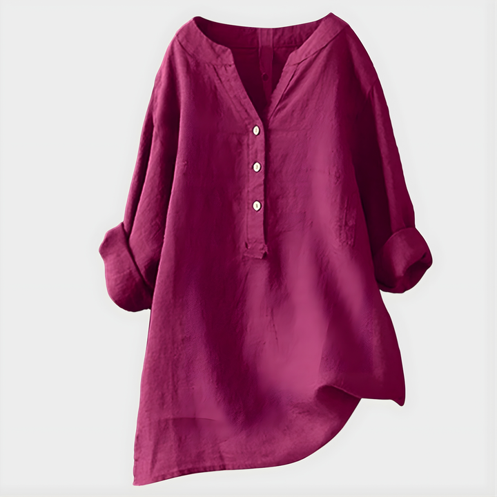 Veronica | Blouse élégante à col en V