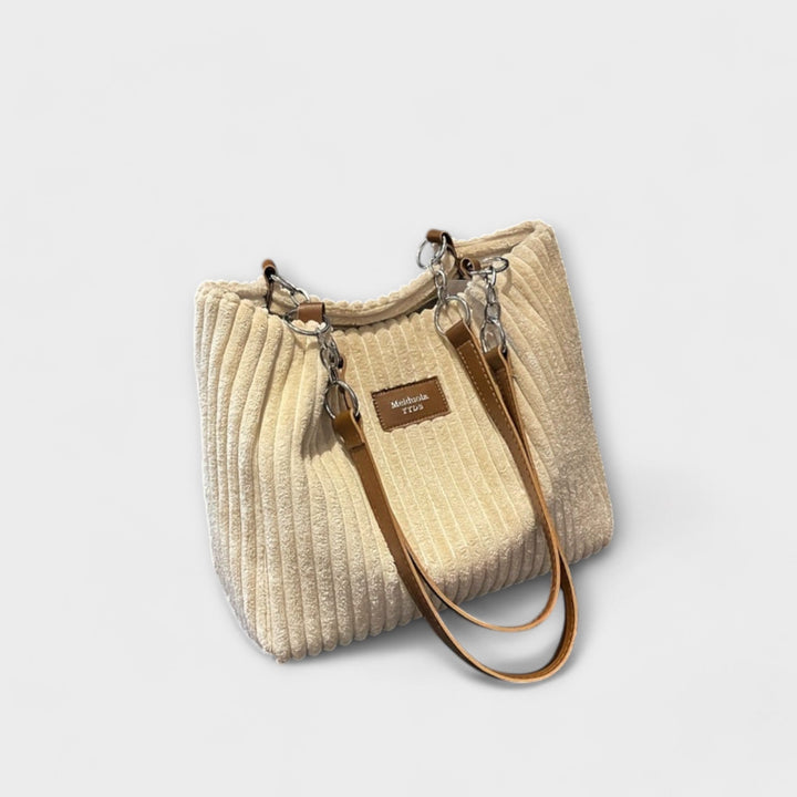 Sac bandoulière en velours doux
