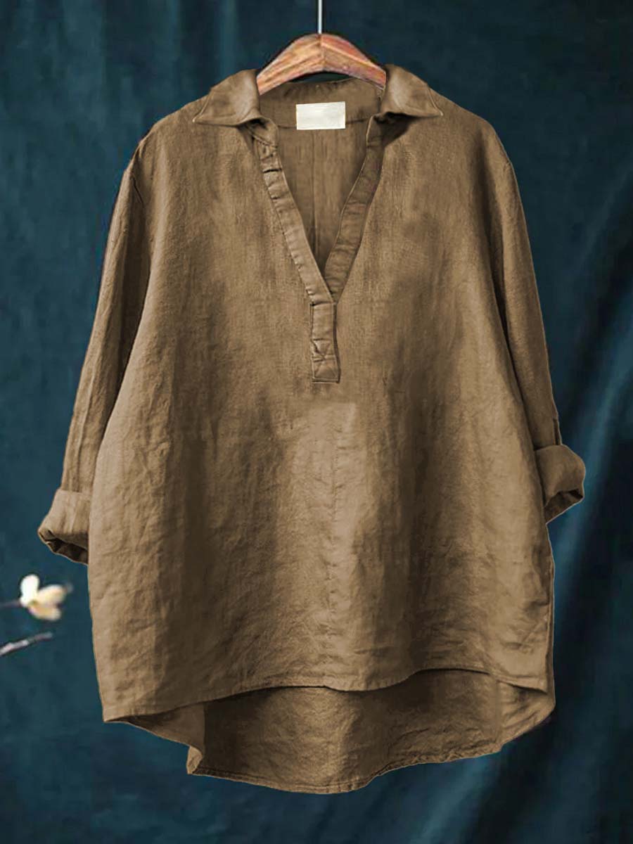 Andrea | Blouse estivale élégante en lin