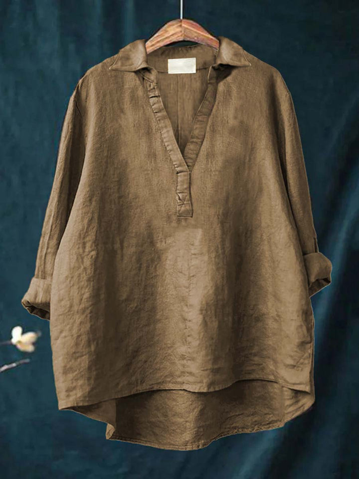 Andrea | Blouse estivale élégante en lin