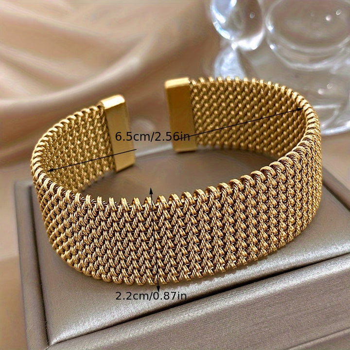 Bracelet en Acier Plaqué Or